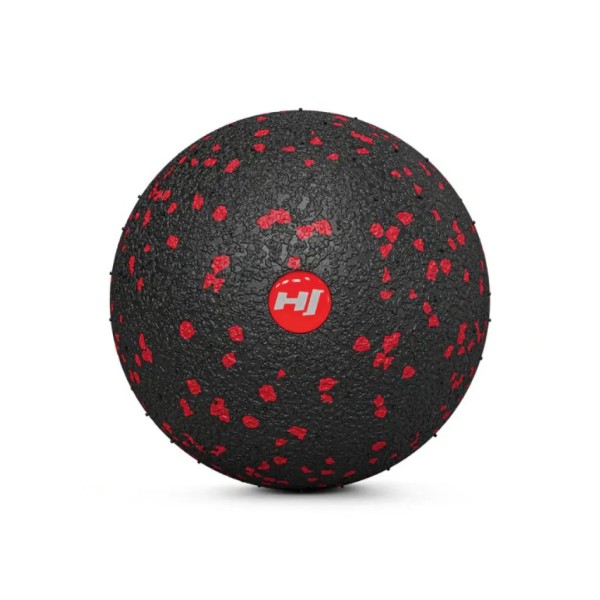 Масажний м'яч EPP 80 мм Hop-Sport HS-S008MBR чорно-червоний