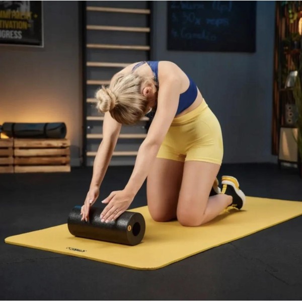 Роллер масажер гладкий Trex Sport TX-033EPR EPP 33см чорний