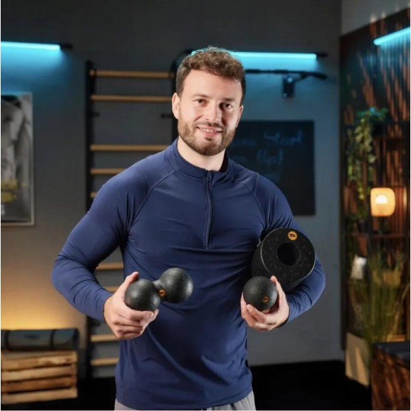 Набір масажерів Trex Sport TX-035EPS 3в1 для йоги та фітнесу чорний