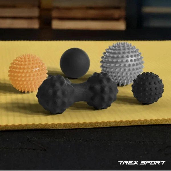Набір масажних м'ячів Trex Sport TX-005MSC 5в1 для йоги та фітнесу EPP