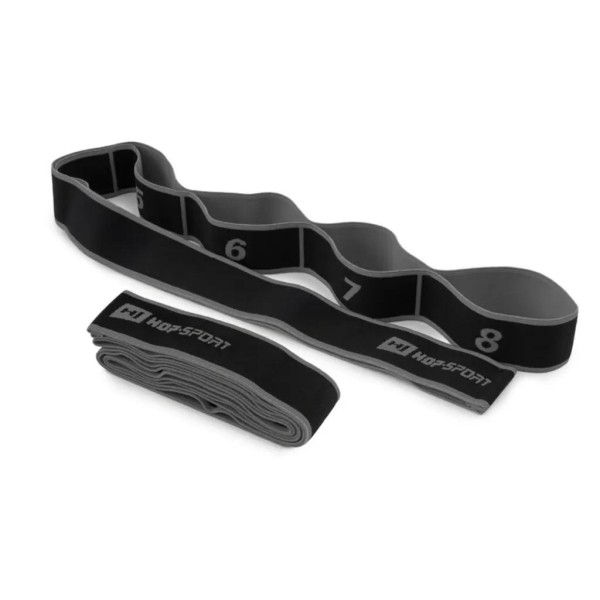 Резинка для фітнесу з петлями 12-30кг HS-N904GB чорна