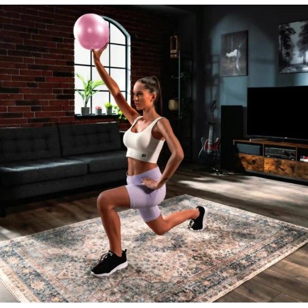 Фітбол Hop-Sport 25см рожевий