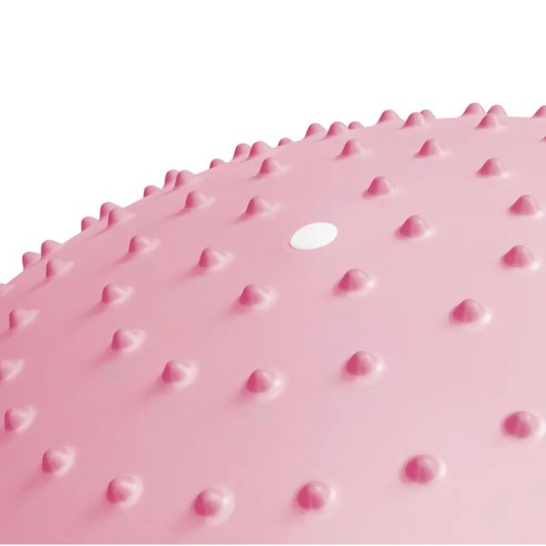 Фітбол масажний Hop-Sport 65см рожевий + насос