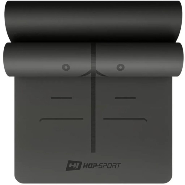 Йога-мат Hop-Sport PU 0,5см 183 x 68см HS-P005GM чорний