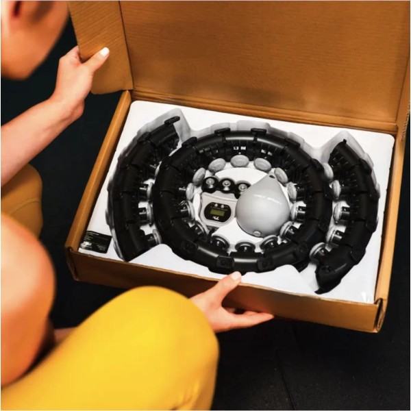 Хулахуп Trex Sport TX-020CHH масажний з обважнювачем та лічильником чорний