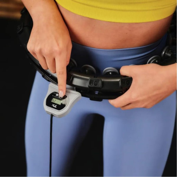 Хулахуп Trex Sport TX-020CHH масажний з обважнювачем та лічильником чорний