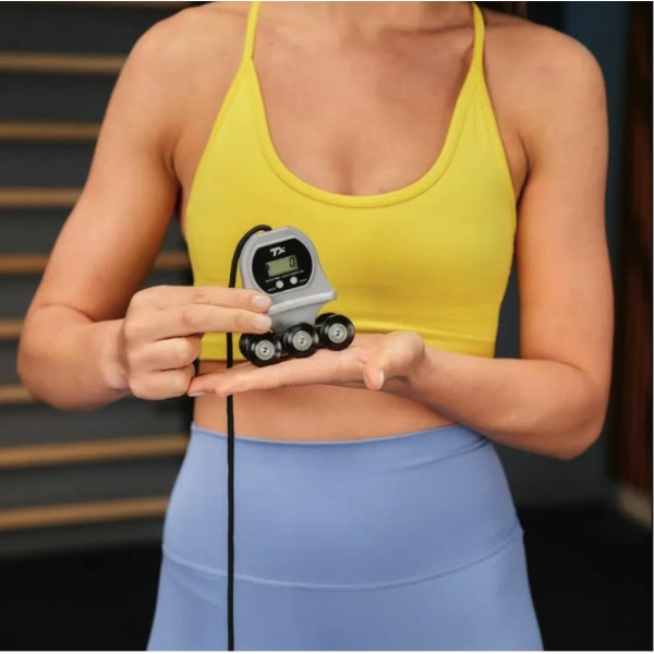 Хулахуп Trex Sport TX-020CHH масажний з обважнювачем та лічильником чорний