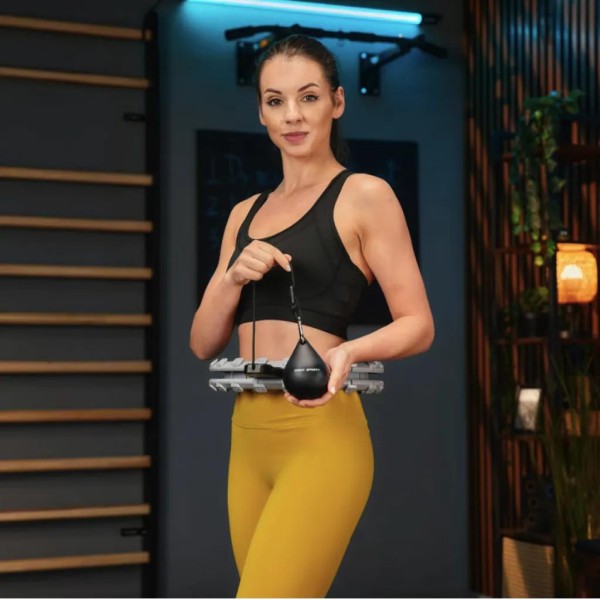 Хулахуп Trex Sport TX-020CHH масажний з обважнювачем та лічильником сірий