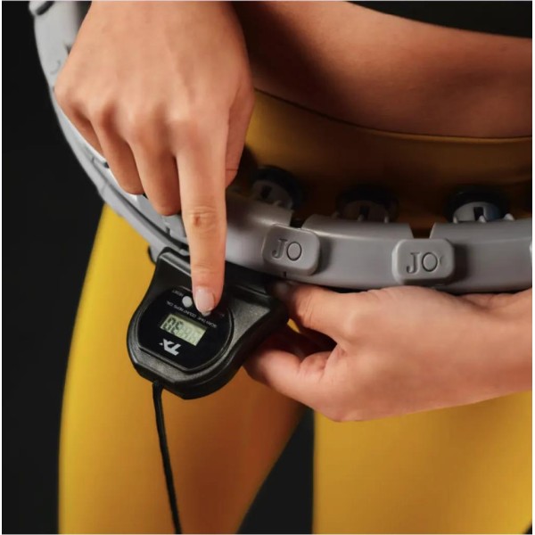 Хулахуп Trex Sport TX-020CHH масажний з обважнювачем та лічильником сірий