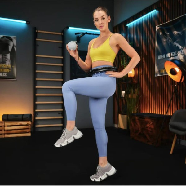 Хулахуп Trex Sport TX-010CHH масажний з обважнювачем чорний