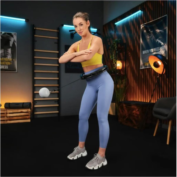 Хулахуп Trex Sport TX-010CHH масажний з обважнювачем чорний