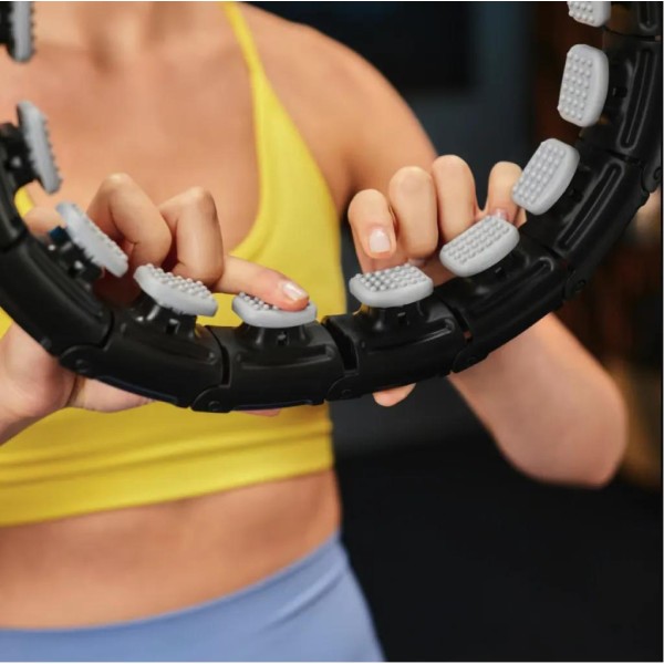 Хулахуп Trex Sport TX-010CHH масажний з обважнювачем чорний