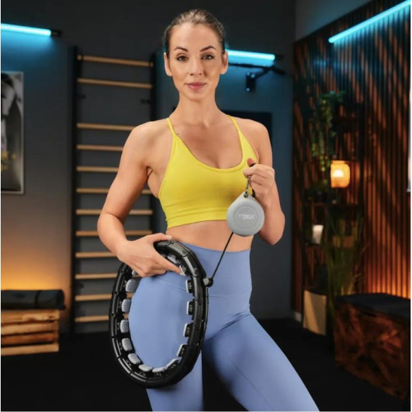 Хулахуп Trex Sport TX-010CHH масажний з обважнювачем чорний