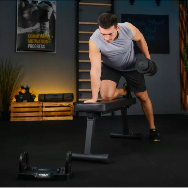 Гантель розбірна регульована Trex Sport 2-11,5кг чорний