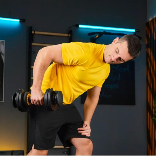 Гантель розбірна регульована Trex Sport 2-11,5кг чорний