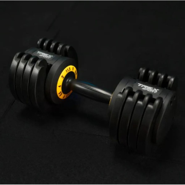Гантель розбірна регульована Trex Sport 2-11,5кг чорний
