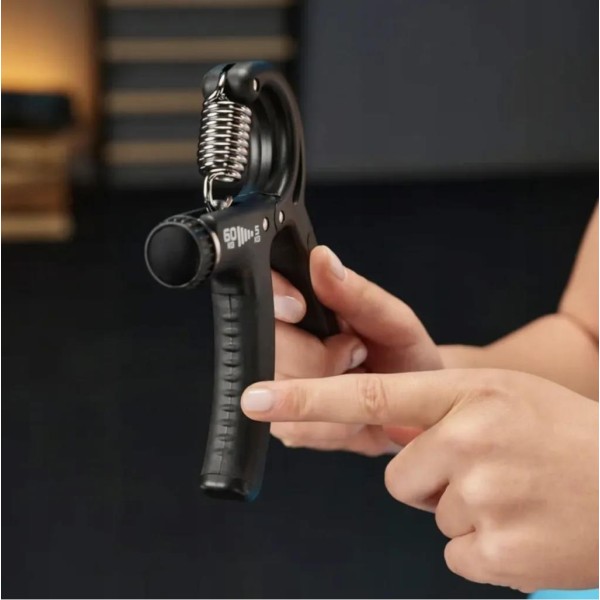 Набір еспандерів регульованих 5-60кг Trex Sport TX-002HGB чорно-сірий