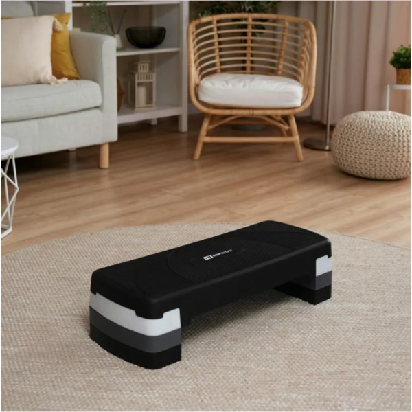 Степ платформа Hop-Sport HS-PP033AS чорно-біла