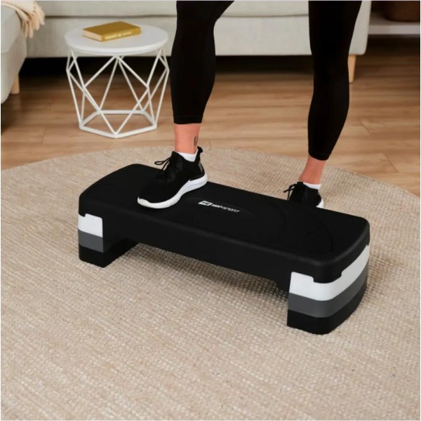 Степ платформа Hop-Sport HS-PP033AS чорно-біла