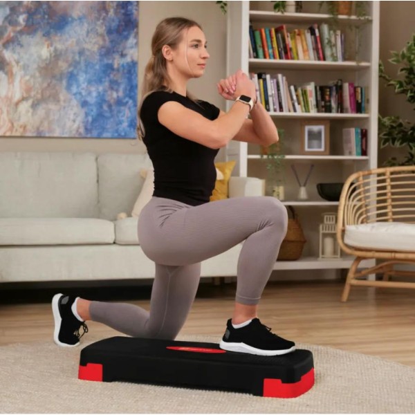 Степ платформа Hop-Sport HS-PP033AS чорно-червона