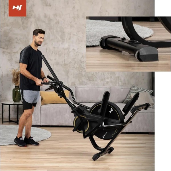 Орбітрек магнітний Hop-Sport HS-450B Dynamic чорно-золотистий