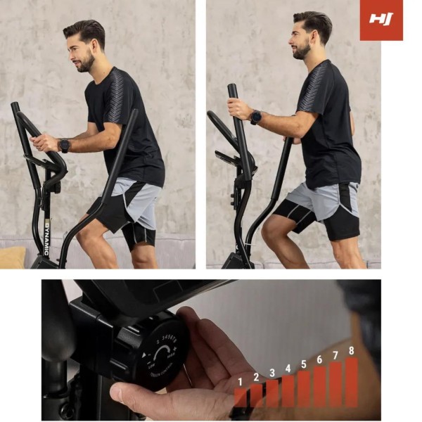 Орбітрек магнітний Hop-Sport HS-450B Dynamic чорно-золотистий