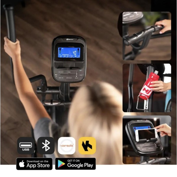 Орбітрек Hop-Sport HS-160CF Stage електромагнітний сірий