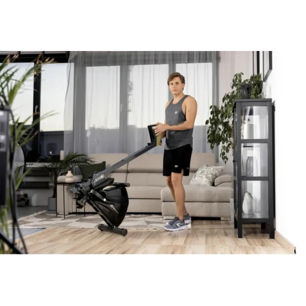 Гребний тренажер Hop-Sport HS-030R Boost золотистий