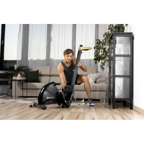 Гребний тренажер Hop-Sport HS-030R Boost золотистий