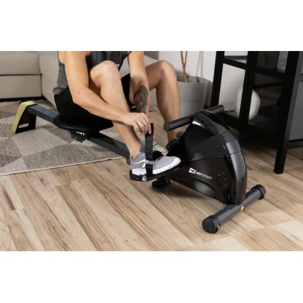 Гребний тренажер Hop-Sport HS-030R Boost золотистий