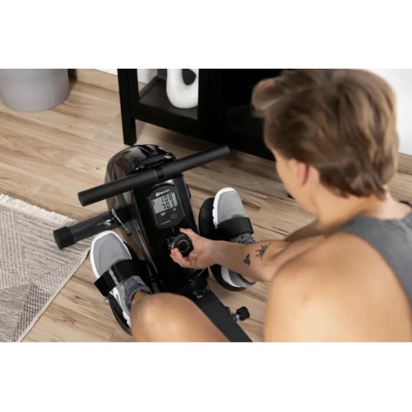 Гребний тренажер Hop-Sport HS-030R Boost золотистий