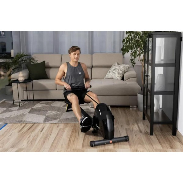 Гребний тренажер Hop-Sport HS-030R Boost золотистий