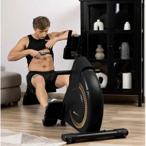 Гребний тренажер Hop-Sport HS-095R Spike золотий