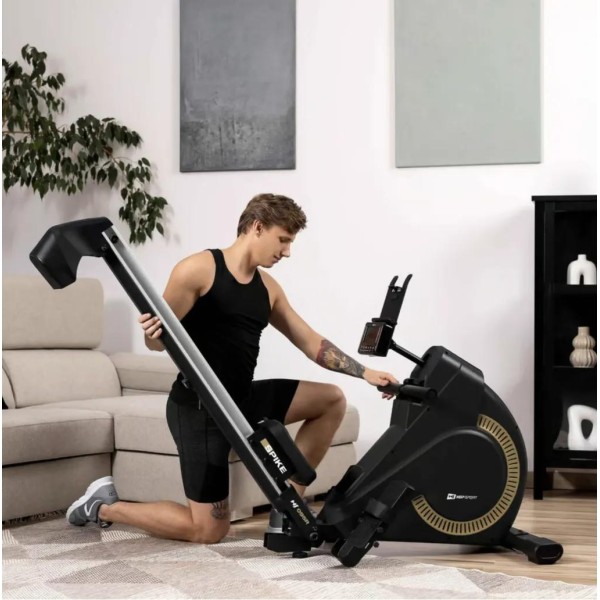 Гребний тренажер Hop-Sport HS-095R Spike золотий