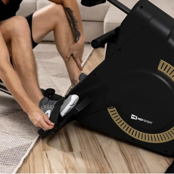 Гребний тренажер Hop-Sport HS-095R Spike золотий
