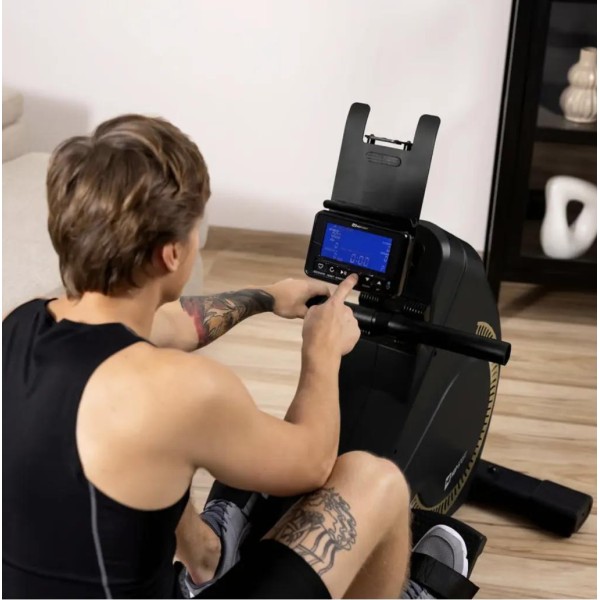 Гребний тренажер Hop-Sport HS-095R Spike золотий