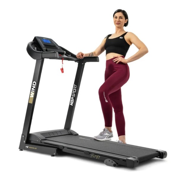 Бігова доріжка Hop-Sport HS-1000LB Wind сірий