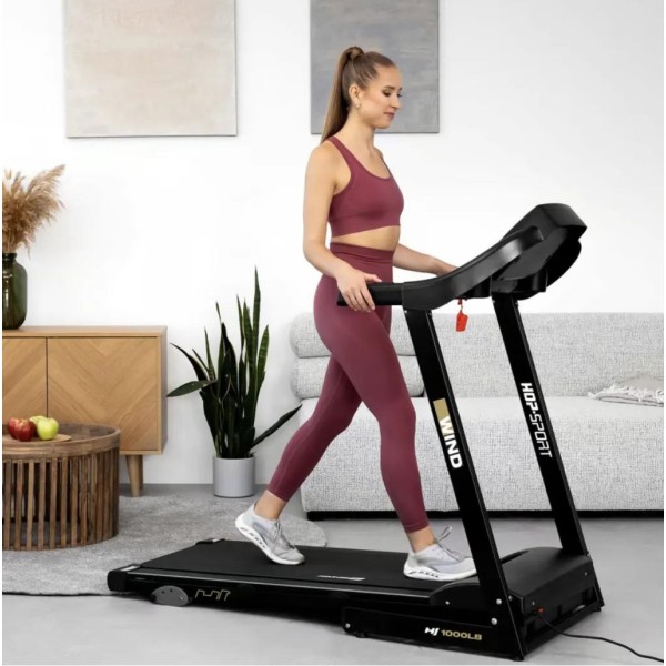 Бігова доріжка Hop-Sport HS-1000LB Wind сірий