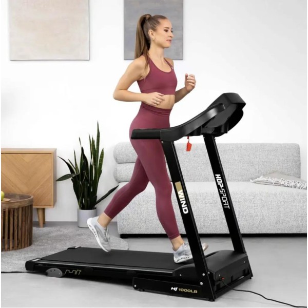 Бігова доріжка Hop-Sport HS-1000LB Wind сірий