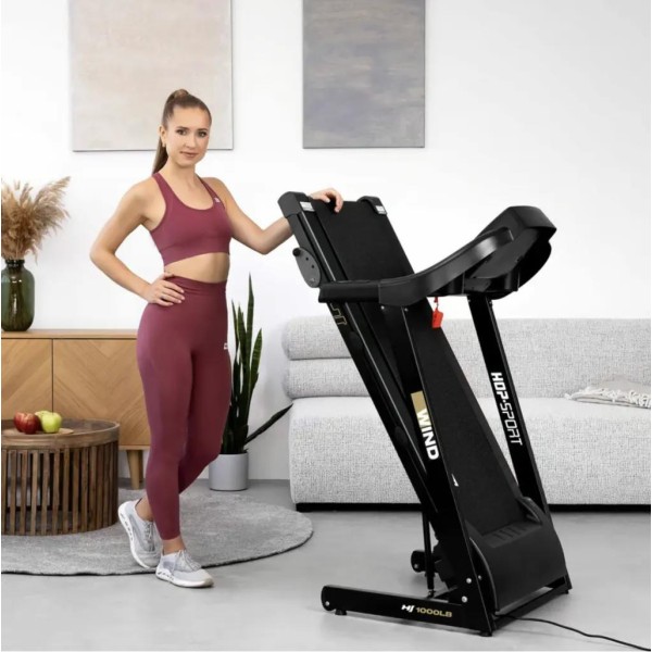 Бігова доріжка Hop-Sport HS-1000LB Wind сірий