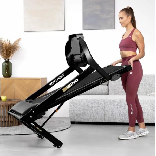 Бігова доріжка Hop-Sport HS-1000LB Wind сірий