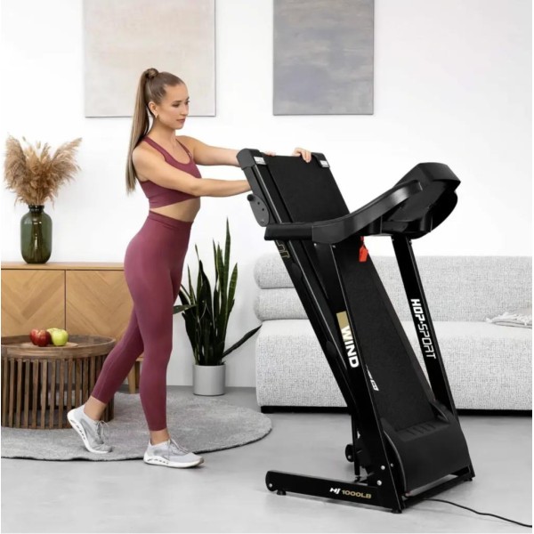 Бігова доріжка Hop-Sport HS-1000LB Wind сірий