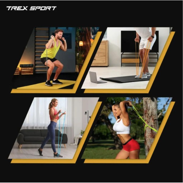 Набір резинок для фітнесу Trex Sport TX-004PB Power Band 4в1 2-41кг