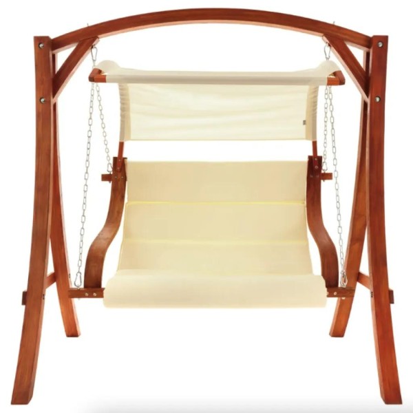 Садова гойдалка Di Volio Pergia двомісна бежевий