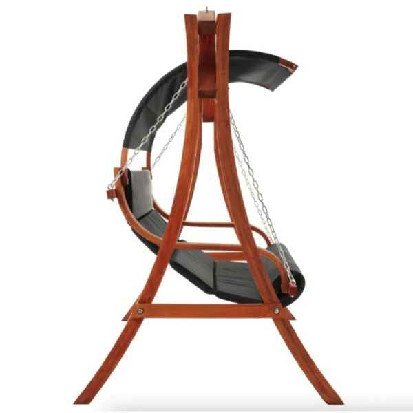 Садова гойдалка Di Volio Pergia двомісна сірий