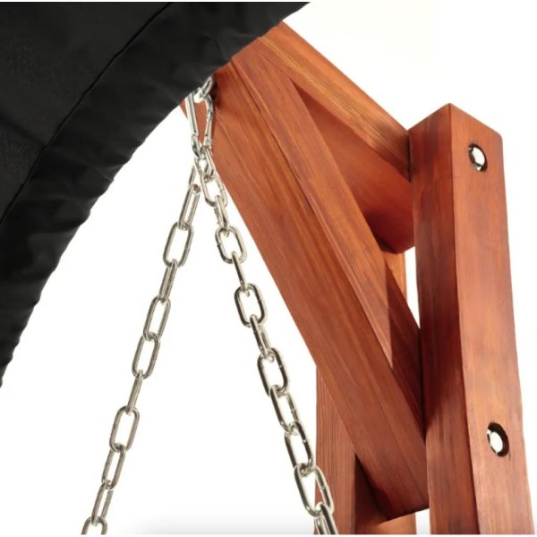 Садова гойдалка Di Volio Pergia двомісна сірий