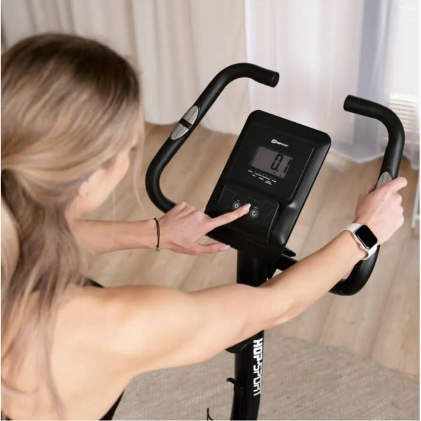 Велотренажер Hop-Sport HS-4000H Grant чорно-золотистий