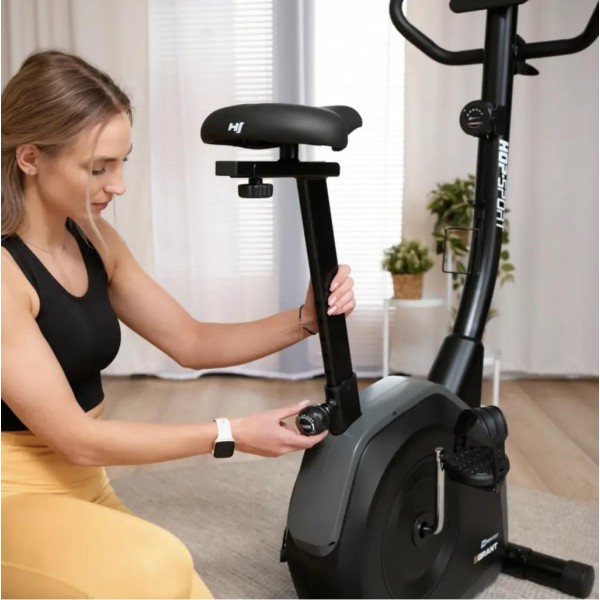 Велотренажер Hop-Sport HS-4000H Grant чорно-золотистий