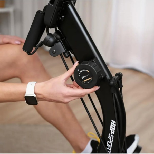 Горизонтальний велотренажер Hop-Sport HS-045L Volt магнітний золотистий