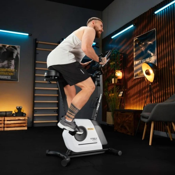 Велотренажер Trex Sport TX-500MB IRON магнітний білий